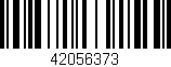 Código de barras (EAN, GTIN, SKU, ISBN): '42056373'