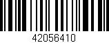 Código de barras (EAN, GTIN, SKU, ISBN): '42056410'