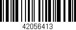 Código de barras (EAN, GTIN, SKU, ISBN): '42056413'