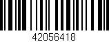 Código de barras (EAN, GTIN, SKU, ISBN): '42056418'
