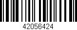 Código de barras (EAN, GTIN, SKU, ISBN): '42056424'