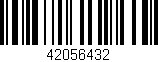 Código de barras (EAN, GTIN, SKU, ISBN): '42056432'