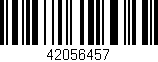 Código de barras (EAN, GTIN, SKU, ISBN): '42056457'