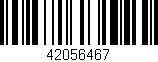 Código de barras (EAN, GTIN, SKU, ISBN): '42056467'