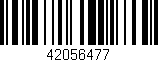 Código de barras (EAN, GTIN, SKU, ISBN): '42056477'