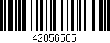 Código de barras (EAN, GTIN, SKU, ISBN): '42056505'