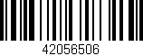 Código de barras (EAN, GTIN, SKU, ISBN): '42056506'