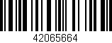 Código de barras (EAN, GTIN, SKU, ISBN): '42065664'