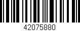 Código de barras (EAN, GTIN, SKU, ISBN): '42075880'
