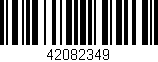 Código de barras (EAN, GTIN, SKU, ISBN): '42082349'