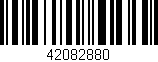 Código de barras (EAN, GTIN, SKU, ISBN): '42082880'