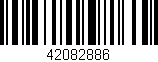 Código de barras (EAN, GTIN, SKU, ISBN): '42082886'