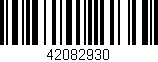 Código de barras (EAN, GTIN, SKU, ISBN): '42082930'
