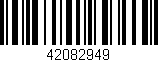 Código de barras (EAN, GTIN, SKU, ISBN): '42082949'