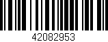 Código de barras (EAN, GTIN, SKU, ISBN): '42082953'