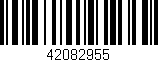 Código de barras (EAN, GTIN, SKU, ISBN): '42082955'
