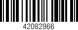 Código de barras (EAN, GTIN, SKU, ISBN): '42082966'