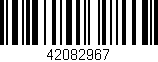 Código de barras (EAN, GTIN, SKU, ISBN): '42082967'