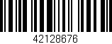 Código de barras (EAN, GTIN, SKU, ISBN): '42128676'
