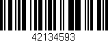 Código de barras (EAN, GTIN, SKU, ISBN): '42134593'