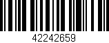 Código de barras (EAN, GTIN, SKU, ISBN): '42242659'