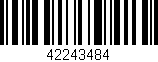 Código de barras (EAN, GTIN, SKU, ISBN): '42243484'