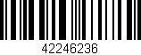 Código de barras (EAN, GTIN, SKU, ISBN): '42246236'
