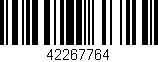 Código de barras (EAN, GTIN, SKU, ISBN): '42267764'