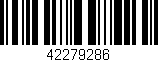 Código de barras (EAN, GTIN, SKU, ISBN): '42279286'