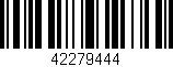 Código de barras (EAN, GTIN, SKU, ISBN): '42279444'