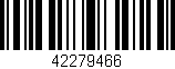 Código de barras (EAN, GTIN, SKU, ISBN): '42279466'