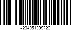 Código de barras (EAN, GTIN, SKU, ISBN): '4234951389723'