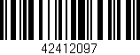 Código de barras (EAN, GTIN, SKU, ISBN): '42412097'