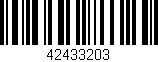 Código de barras (EAN, GTIN, SKU, ISBN): '42433203'