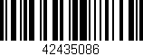 Código de barras (EAN, GTIN, SKU, ISBN): '42435086'