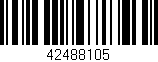 Código de barras (EAN, GTIN, SKU, ISBN): '42488105'