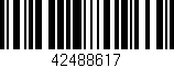 Código de barras (EAN, GTIN, SKU, ISBN): '42488617'