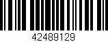Código de barras (EAN, GTIN, SKU, ISBN): '42489129'