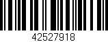 Código de barras (EAN, GTIN, SKU, ISBN): '42527918'