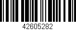 Código de barras (EAN, GTIN, SKU, ISBN): '42605282'