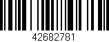 Código de barras (EAN, GTIN, SKU, ISBN): '42682781'