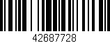 Código de barras (EAN, GTIN, SKU, ISBN): '42687728'