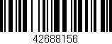 Código de barras (EAN, GTIN, SKU, ISBN): '42688156'