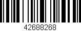 Código de barras (EAN, GTIN, SKU, ISBN): '42688268'