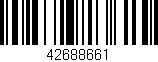 Código de barras (EAN, GTIN, SKU, ISBN): '42688661'