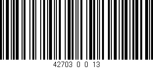 Código de barras (EAN, GTIN, SKU, ISBN): '42703_0_0_13'