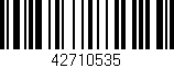 Código de barras (EAN, GTIN, SKU, ISBN): '42710535'