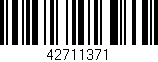 Código de barras (EAN, GTIN, SKU, ISBN): '42711371'
