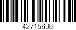 Código de barras (EAN, GTIN, SKU, ISBN): '42715606'