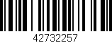 Código de barras (EAN, GTIN, SKU, ISBN): '42732257'